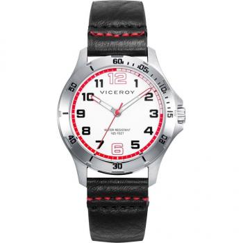 Reloj Viceroy Niño 401359-04 Analógico con Correa de Piel + Pulsera de Cuero y Acero