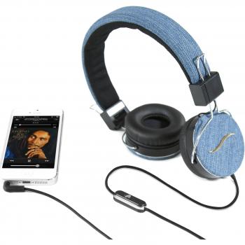 HIFUN alta Deejay 13.339 Auriculares con diseño de las estrellas Azul / Blanco