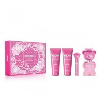 Moschino Toy 2 Bubble Gum Gift Set (Eau De Toilette 100ml, Body Lotion 100ml, Shower Gel 100ml, Travel Spray 10ml)