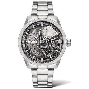 Police Neist Stainless Steel Analog Watch, Gray male, Size: ONE SIZE