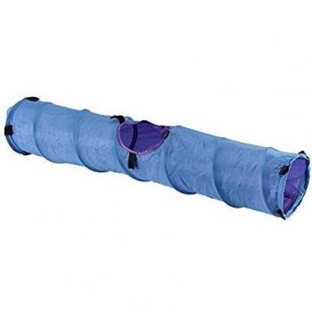 Ferplast Juguete Tunel para PEQUEÑOS Animales 15X88CM, Negro, Mediano