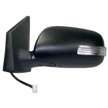 Retrovisor Alkar 6141041 - Espejo retrovisor exterior para automóvil, tipo manual, con carcasa negra y vidrio convexo