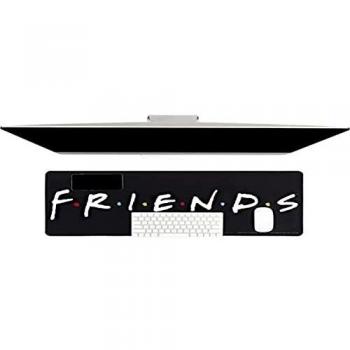 Paladone Friends Alfombrilla de Ratón para Gaming y Oficina, Diseño Serie TV, Tamaño Grande 80x40cm, Color Blanco PP8827FR
