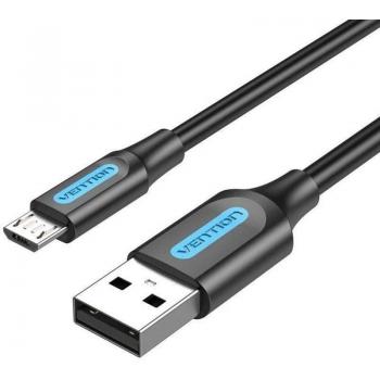 Cable USB 2.0 Vention COLBI USB Macho - MicroUSB Macho 3m Negro
