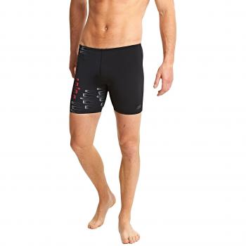 Zoggs Hombre Ascent Mid Jammer, hombre, color Black/Multi-Coloured, tamaño XS