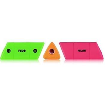 Milan Slide Fluo - Pack de 12 sacapuntas
