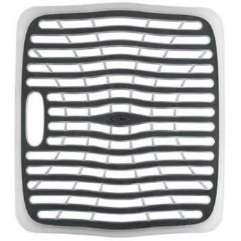 Oxo 1308010 Good Grips - Cesta y Bandeja para Fregadero en Color Plata