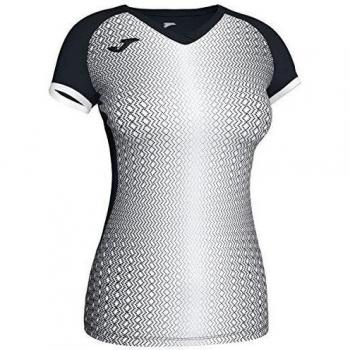 Joma Supernova Camisetas, Mujer, Negro-Blanco, XS