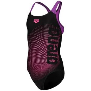 Bañador de niña Arena Dim Light Pro Back Negro con forro delantero, modelo Swim Pro Back