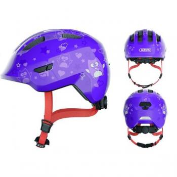 Abus Smiley 3.0 Kids Bicycle Helmet Purple Star M (50-55 cm)