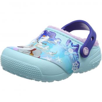 Crocs Fun Lab Lined Frozen Clog, Niñas Zueco, Azul