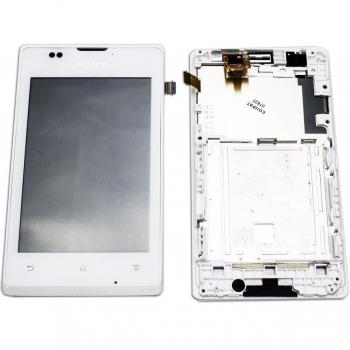 Pant. TÃ¡ctil + LCD Sony Xperia E Blanca C1504/S C1604/S