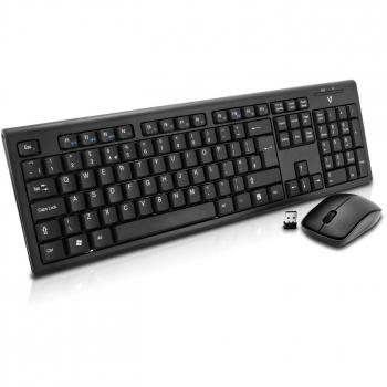 Wireless Keyb-Mouse Combo Uk 2.4Ghz - Uk English/ Black