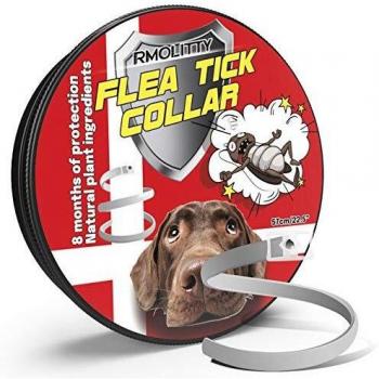 Rmolitty Collar Antiparasitario Perros Collar para garrapatas, 8 Meses de Protección para Pequeña Medio Grande Perros