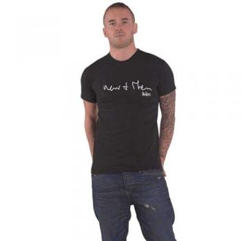 The Beatles - Now & Then Handwritten T-Shirt - Black - XL - 100% Cotton Jersey
