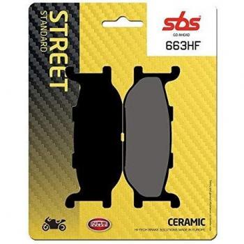 Pastillas de Freno Cerámicas SBS 663HF para Moto Stradales