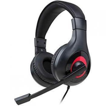 Auriculares Gaming Nintendo Switch - Rojo/Negro