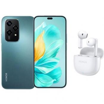 Honor 200 Lite 5G Dual SIM 8GB RAM 256GB Almacenamiento Pantalla AMOLED 6.7 Cyan Lake + Auriculares X5 Blancos
