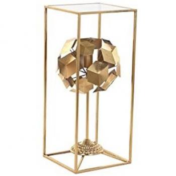 Lámpara de mesa DKD Home Decor Dorado 220 V 50 W Moderno Geométrico (30 x 30 x 71 cm)