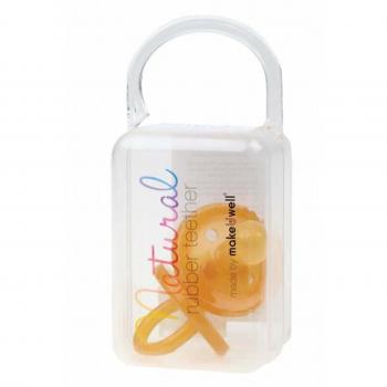 Natural Rubber Soothers Natural Round Soother - Large (6mths+) TWIN PACK