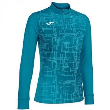 Joma Women's Elite VIII Turquoise 1/2 Zip Sweatshirt