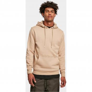 Urban Classics Basic Terry Hooded Sweatshirt - Union Beige