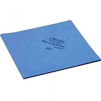 Vileda - Bayetas quickstar 100 microfibra, color azul