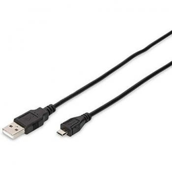 Digitus USB 2.0 Cable, Type A to Micro B, 1 Meter, Double Shielded