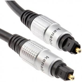 Puro TOS link Toslink óptico Digital Audio Cable HQ 6 mm Cable 1 m [1 metros/1m]