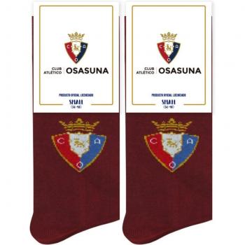Calcetines Club Atlético Osasuna Pepe Pinreles Escudo Granate