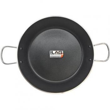 Paellera Briebe Zafrán Inducción 30cm, 4 Raciones, Antiadherente ILAG Ecológico sin PFOA, Aluminio Prensado, 3mm Espesor, Apta Todas
