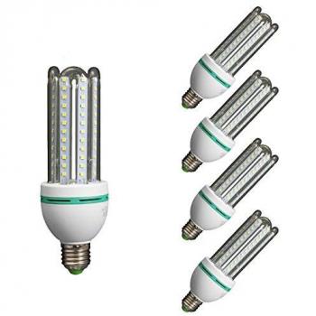 Lámpara Bombilla Led 4 Tubos E27 16W 1280 lm Luz Natural (4200K) Pack de 5 Unidades