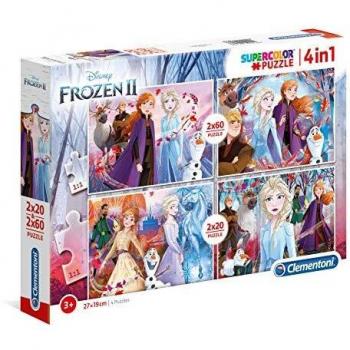 Clementoni 20 Puzzles 60 Piezas Frozen 2, Color