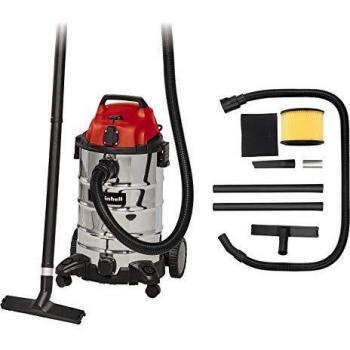 Einhell TH-VC 1930 SA Aspirador Seco-Húmedo de 1500W con Depósito de 30L y Nivel de Ruido de 78dB