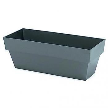 Jardinera Plastiken Limited Antracita 12 x 30 cm