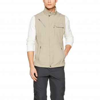 Columbia Silver Ridge II Vest, Chaleco para Senderismo, Aislamiento térmico sintético Hi-Loft, Hombre, Beige