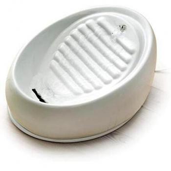 Fuente Bebedero Lucky Kitty - 1.5 Litros, Color Blanco