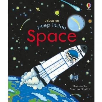 Mira Dentro del Espacio - Libro Interactivo para Niños con Ilustraciones Coloridas y Páginas Desplegables