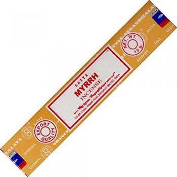 Satya Myrrh 15g Sticks Incense by SHRINIVAS SUGANDHALAYA