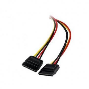 StarTech.com 12in LP4 to 2x SATA Power Y Cable Adapter