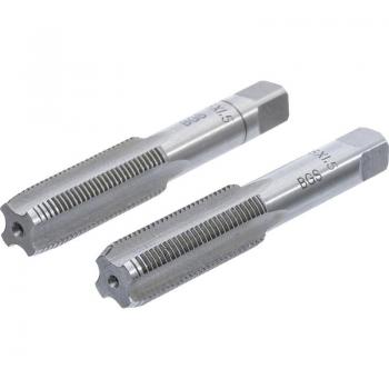 Juego de machos de roscar BGS M16 x 1,5 mm - 2 piezas