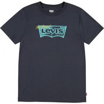 Levi's Kids Camiseta Manga Corta Cuello Redondo Ancho Distressed Batwing