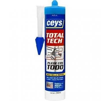 Ceys - Total Tech - Pega Sella y Repara - Azul - Cartucho 290 ML