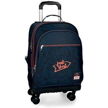 Enso Monsters Mochila 4 Ruedas Azul 32x44x21 cms Poliéster 29.57L