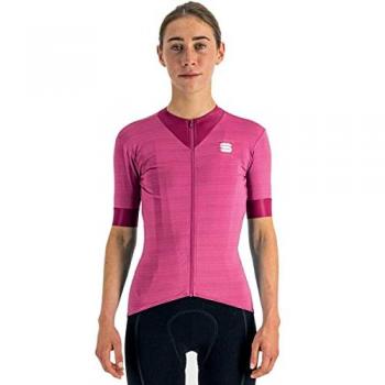 Maillot Sportful Kelly de Manga Corta para Mujer en Color Lila Ciclamino - Talla S