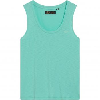 Camiseta Escote Redondo Sin Mangas Verde para Mujer Superdry