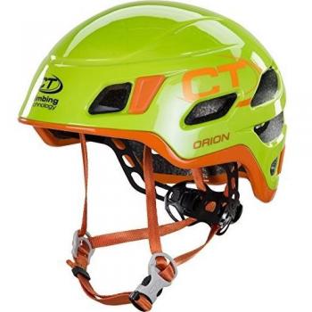 Climbing Technology Orion 6X94209AB1CTSTD Casco, Verde/Naranja, L/XL
