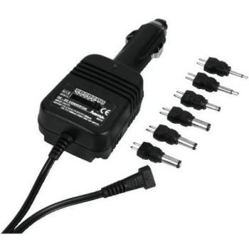 Hama - Car Mains Adapter, stabilised, 1000 mA, 14 V, 12 V, Negro