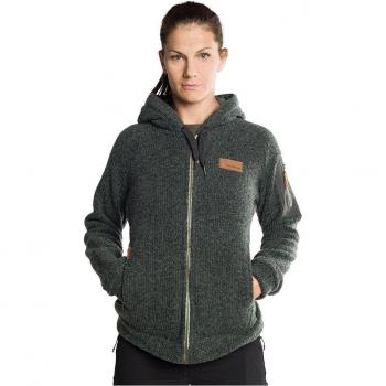 Chaqueta de mujer Trangoworld Gower Forro polar gris oscuro M