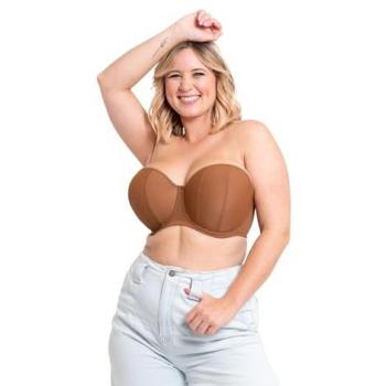 Curvy Kate Luxe Strapless Multiway Bra - Opaque Caramel, Size 28D